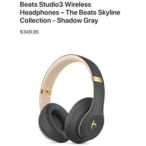 🎧 Beats Studio3 Wireless Noise Cancelling Over-Ear Headphones -Shadow Gray 🎧